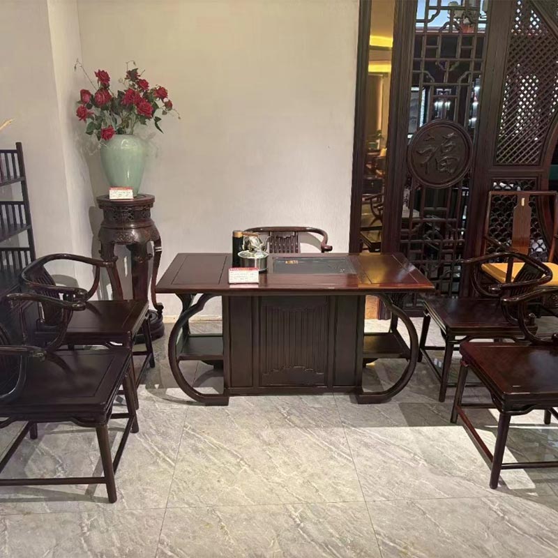 Bàn trà Gongfu Trung Quốc 100% bằng gỗ