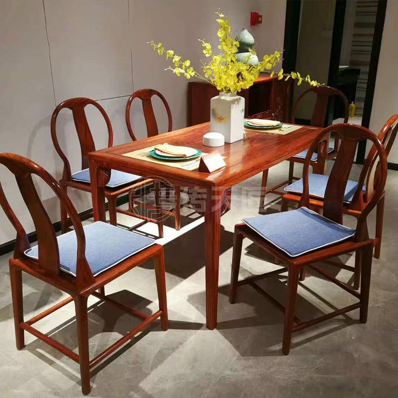 Bàn ăn hình chữ nhật Trung Quốc