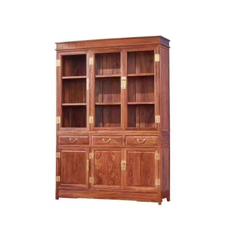 Tủ sách cửa kính kiểu Trung Quốc