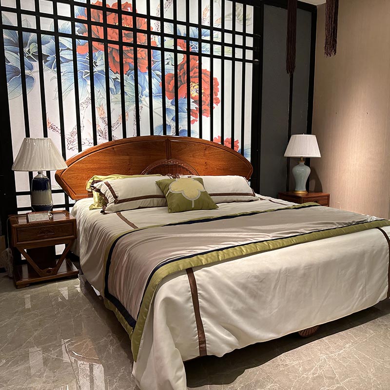 Giường gỗ gụ kiểu Trung Quốc
