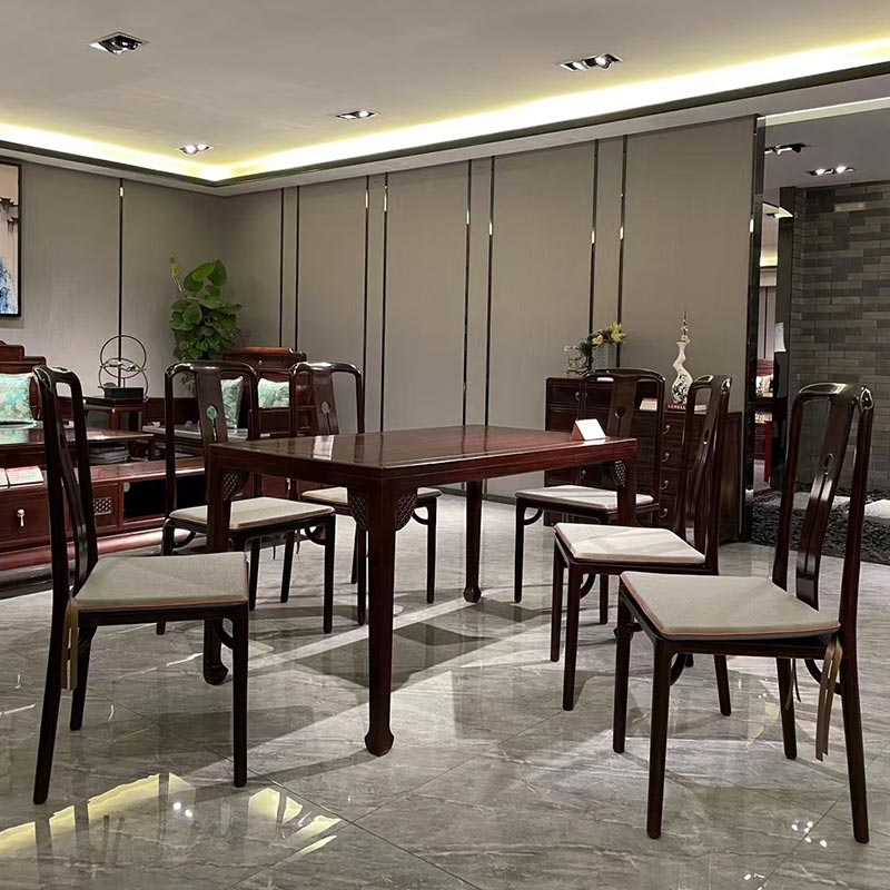 Bàn ăn hình chữ nhật mới của Trung Quốc