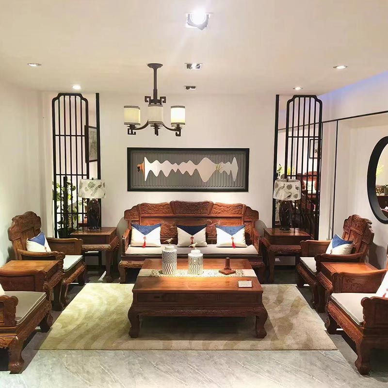 Sofa góc kiểu Trung Quốc mới